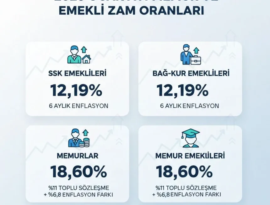 Memur ve Emeklilerin 2026 Ocak Zammı Netleşti: Kim Ne Kadar Maaş Alacak?