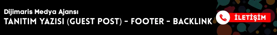 Tanıtım Yazısı (Guest Post) - Footer - Backlink
