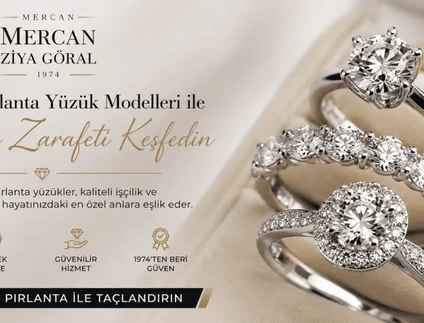 mercan-ziya-goral tek taş yüzük modelleri