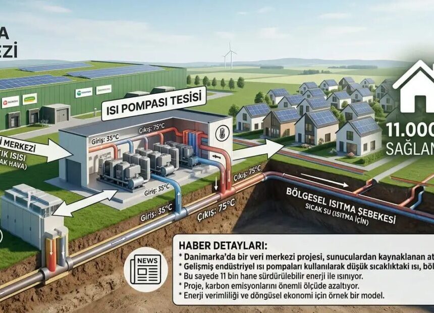 veri merkezleri atık ısı
